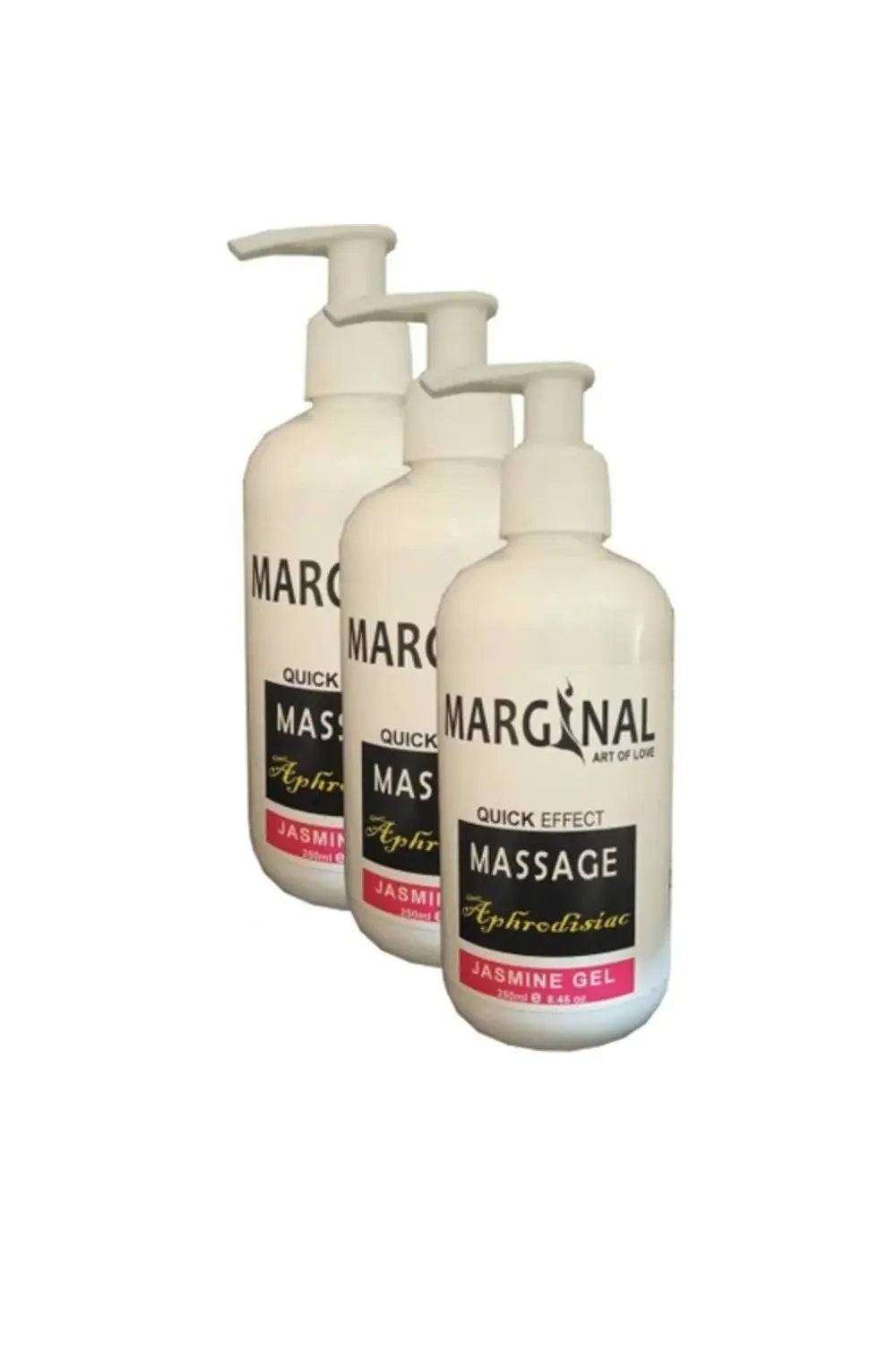 Süper Marginal Massage Jasmine Gel 250 Ml Yasemin Masaj Jeli 3'Lü