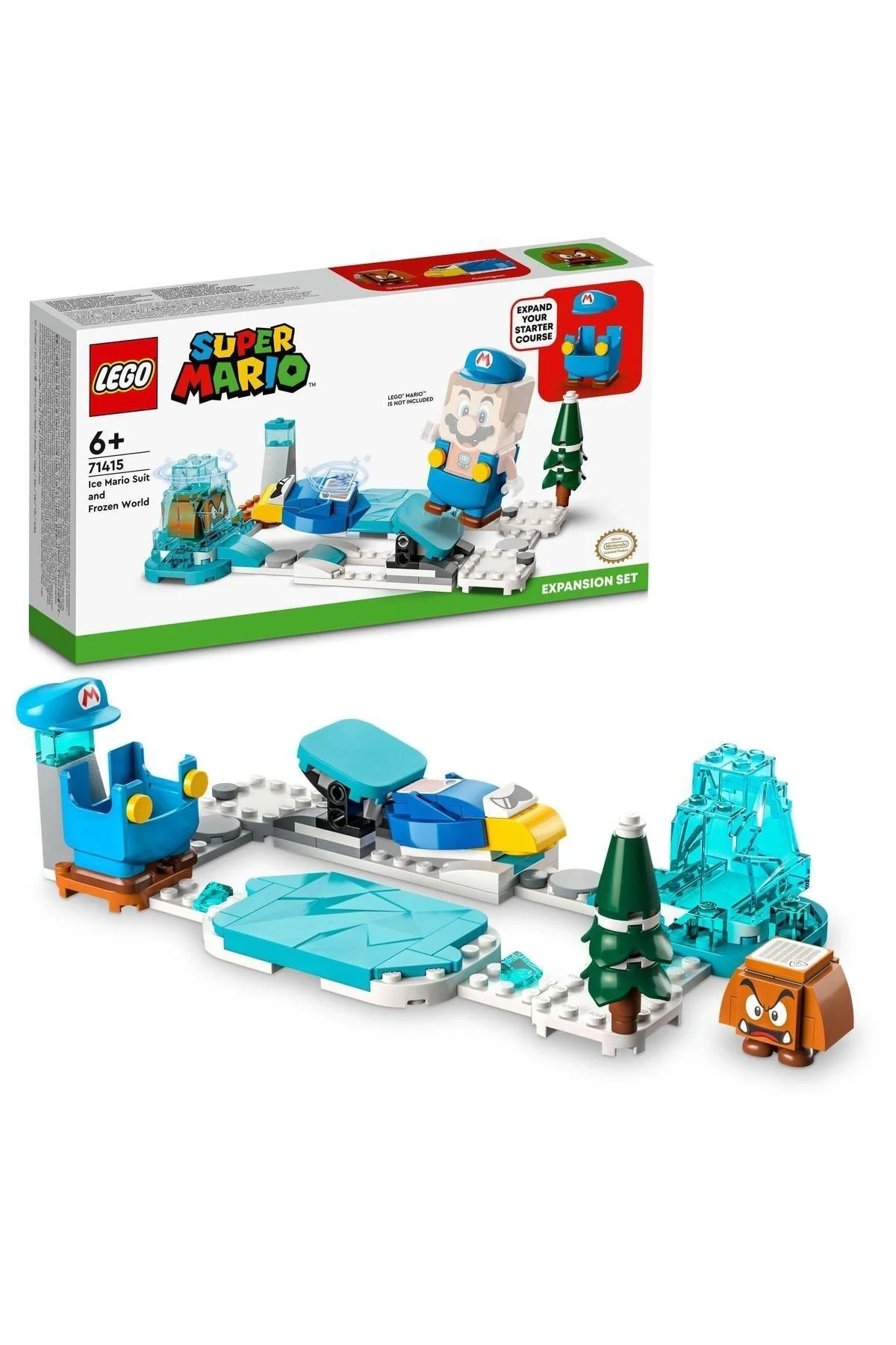 ® Super Mario™ Ice Mario Kostümü ve Donmuş Dünya Ek Macera Seti 7 ® Super Mario™ Ice Mario Kostümü ve Donmuş Dünya Ek Macera Seti 7