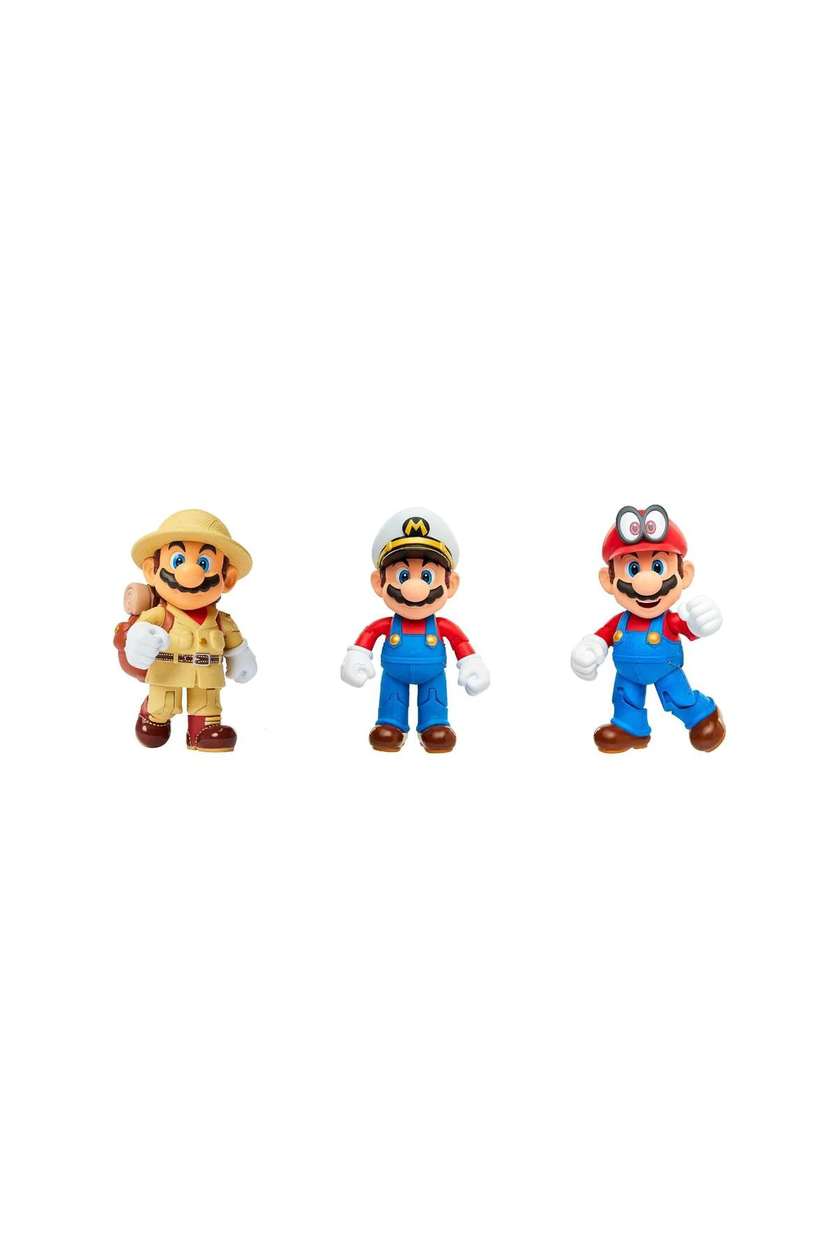 Super Mario Mario Odyssey Figür Set Lisanslı 3lü Paket 10 Cm