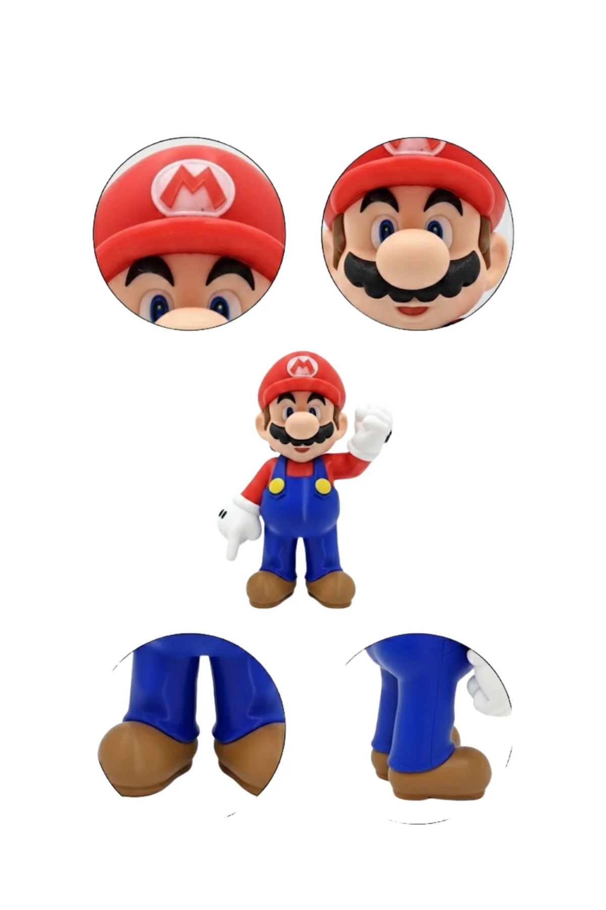 Süper Mario Masa Üstü Dekor Biblo Oyun Severlere Özel Figür