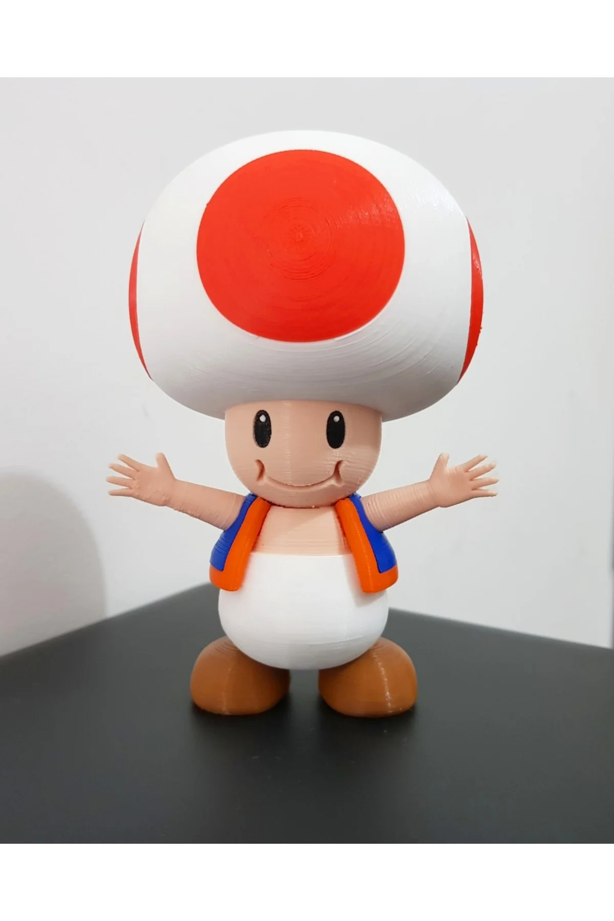 Süper Mario Toad Boyalı Figür