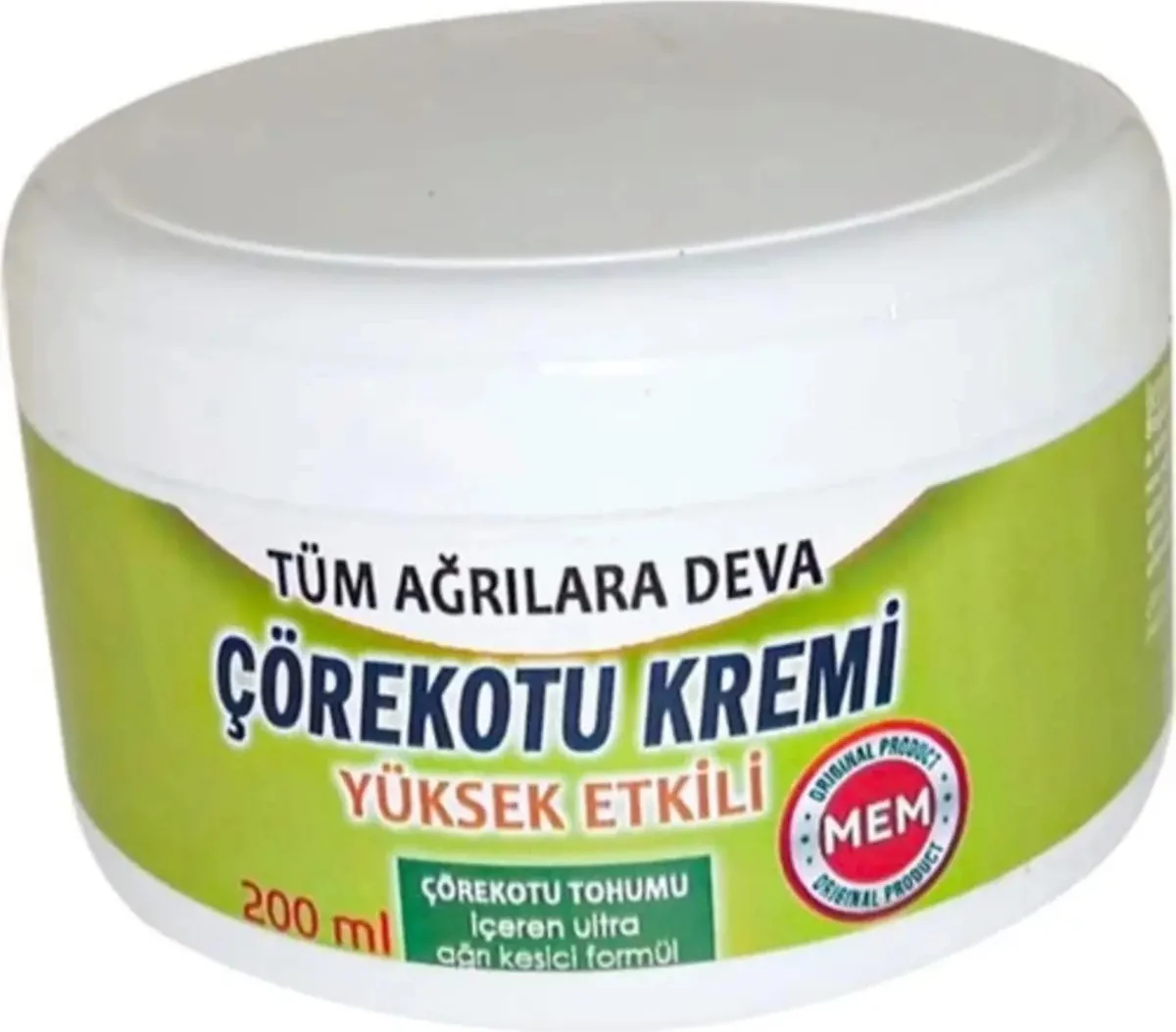 Süper Mem Çörek Otu Kremi 200 ml - Doğal Cilt Bakımı Green Box