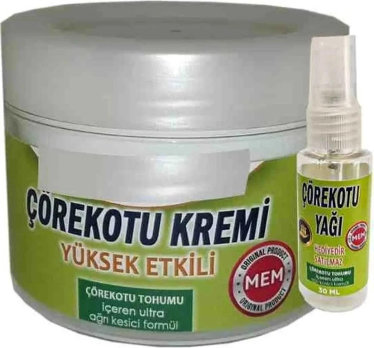 Süper Mem Çörek Otu Kremi 100ML + 30 ml Yağ Set - Doğal Göğüs Bakımı