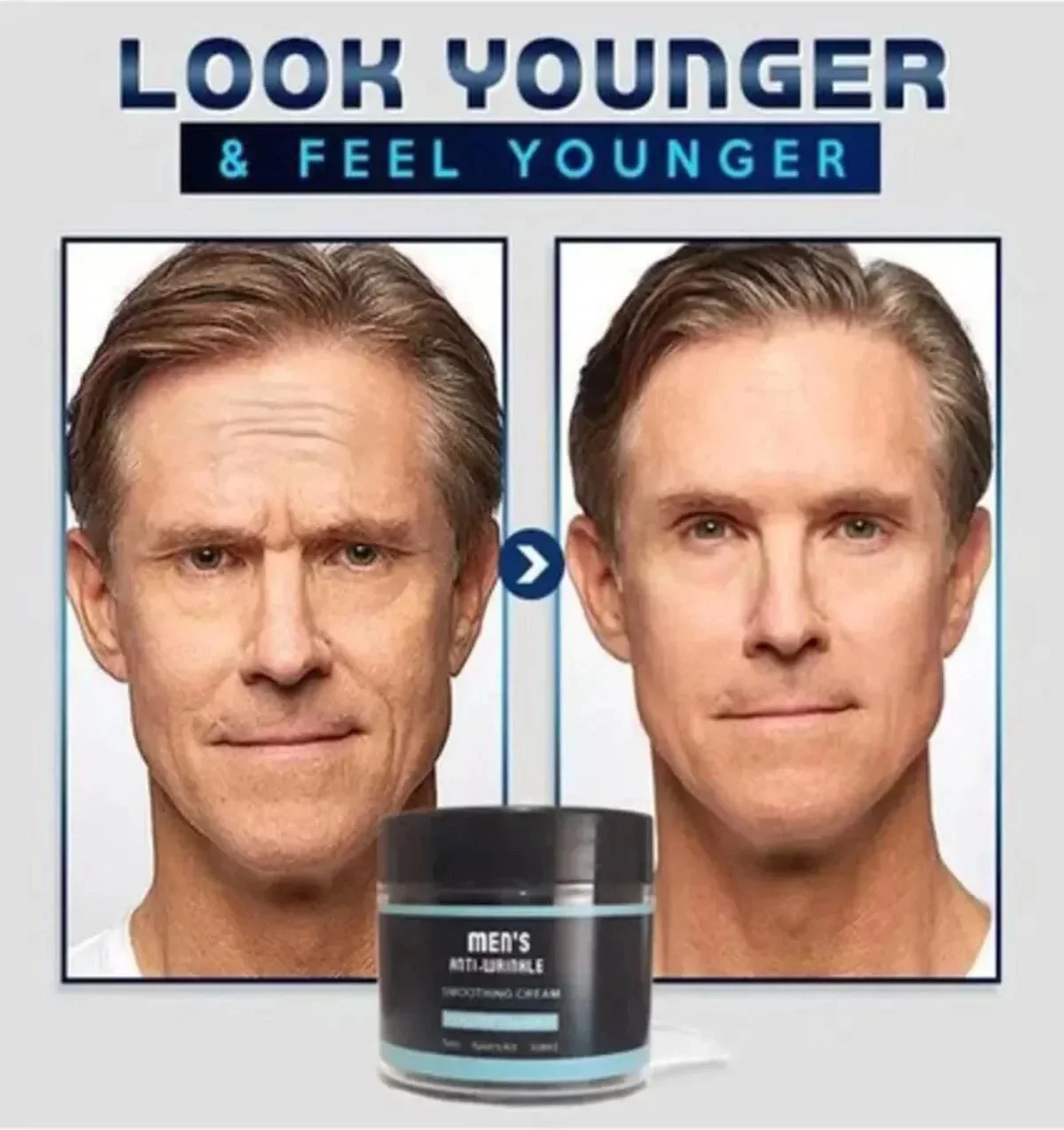 Süper Mens Anti-Wrinkle Cream Erkek Yüz Bakım Kremi 100 ml - Kırışıklık Karşıtı Etkili Bakım