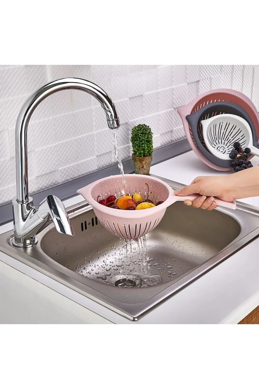 Süper Mutfak Gereçleri 5’li Set Süzgeç Çeşitleri