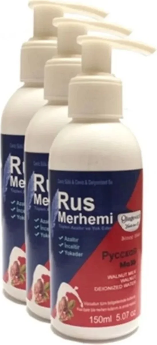 Süper Olegovich ile Uyumlu Rus Merhemi Tüy Dökücü Azaltıcı Krem 150 ml 3 Adet Fiyatı, Yorumları ve Özellikleri
