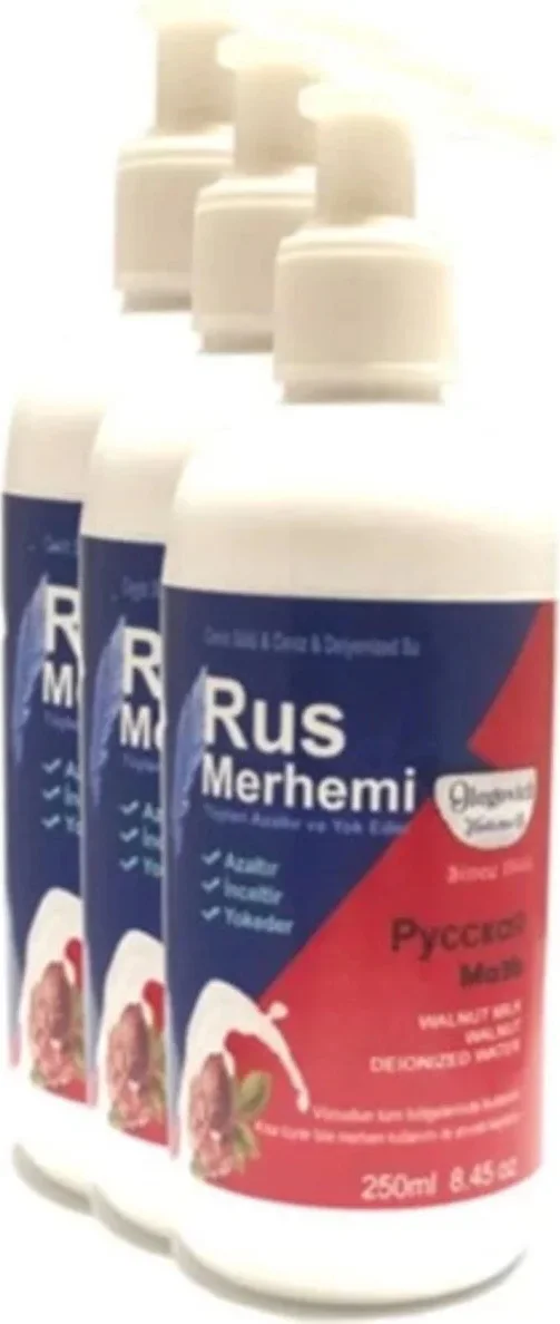Süper Olegovich Medicine Rus Merhemi ile Uyumlu Tüy Dökücü Azaltıcı Krem 250 ml 3 Adet Fiyatı, Yorumları ve Özellikleri
