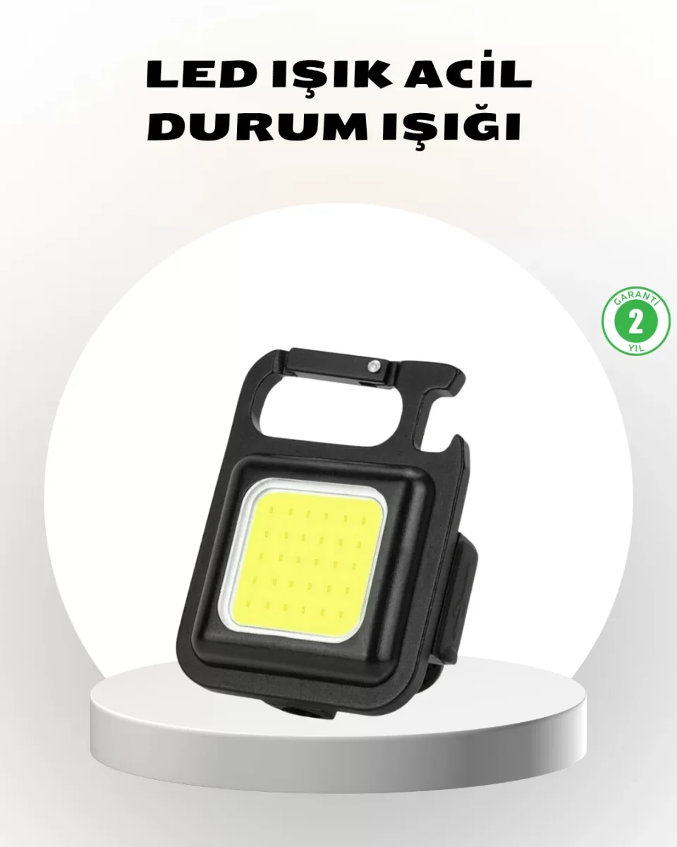 Süper Parlak 800 Lümen LED Fener – USB Şarjlı, 3 Işık Modlu, Mini