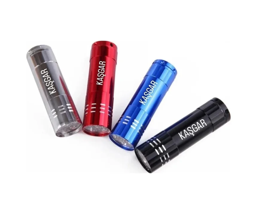 Süper Parlak 9 Ledli Metal Mini El Feneri Lisinya Diğer