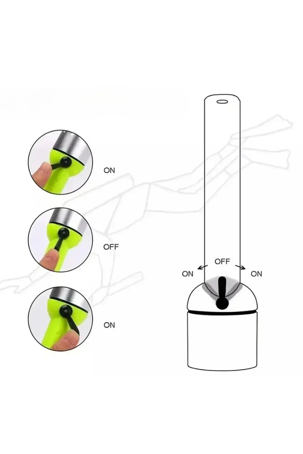 ® Süper Parlak LED Su Altı Dalış Feneri - Taşınabilir, Su Geçirme