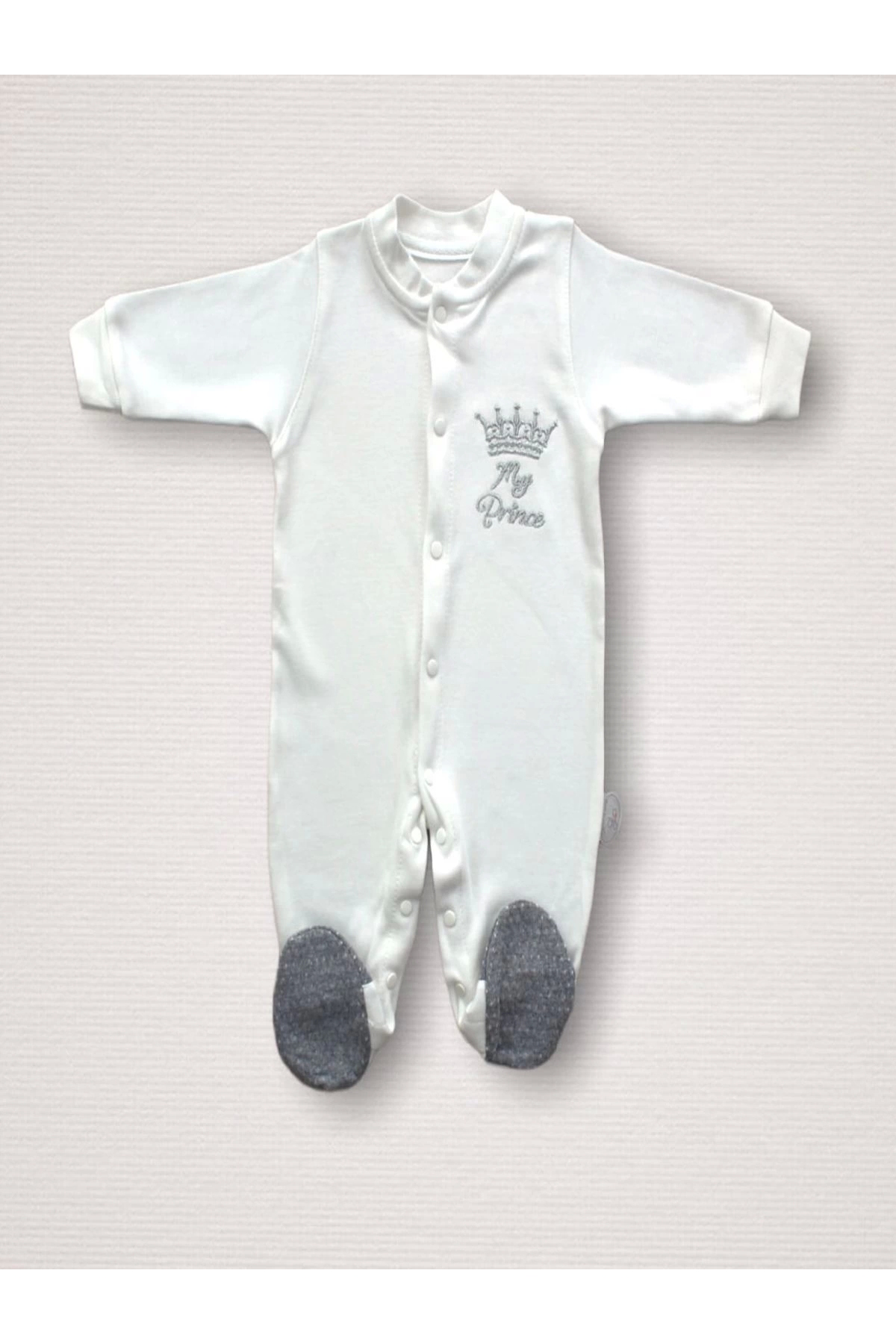Babybird Süper Prens Nakişli %100 Cotton Antibakteriyel 10Lu Zibin Takimi