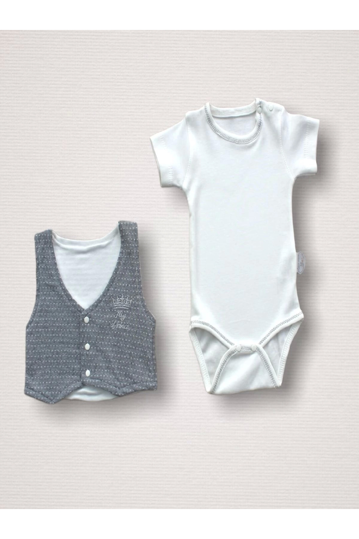 Babybird Süper Prens Nakişli %100 Cotton Antibakteriyel 10Lu Zibin Takimi