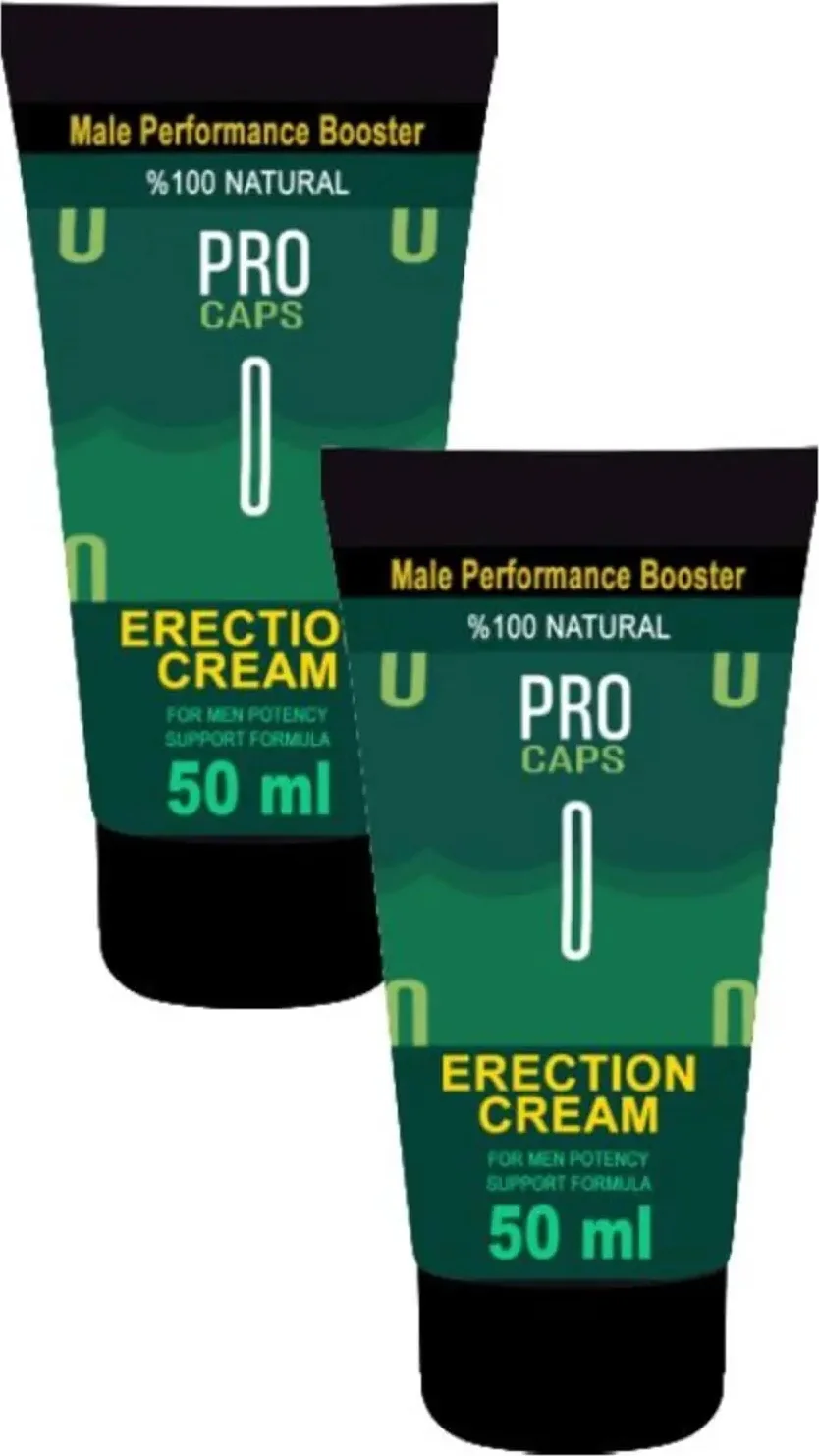 Süper Pro Caps 0 Erkekler İçin Gecikmeye Krem 50 ml x 2 Adet