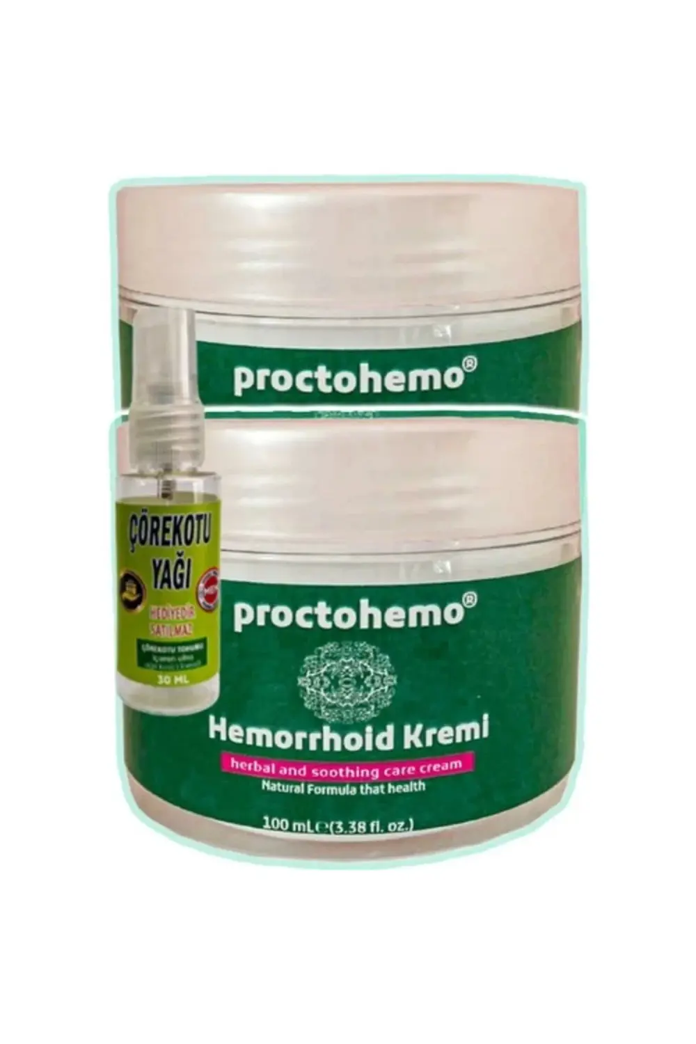 Süper Proctohemo Krem 100 ml x 2 adet + Çörek Otu Yağı 30 ml