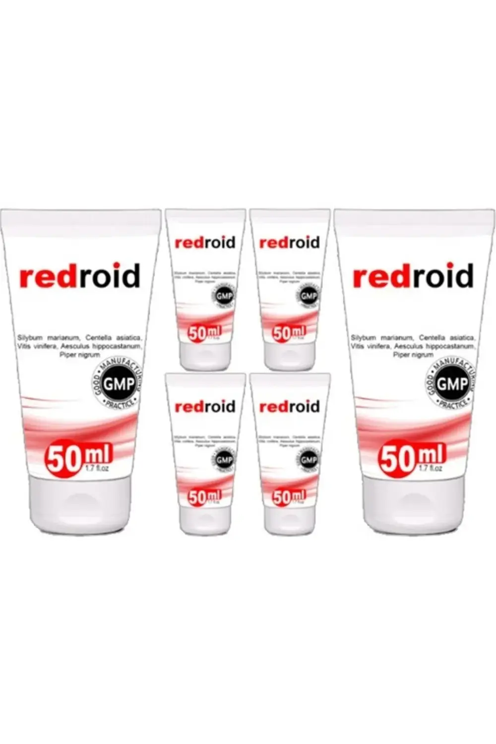 Süper Redroid 6lı Paket Rahatlatıcı Masaj Kremi 50 ml Özel Krem