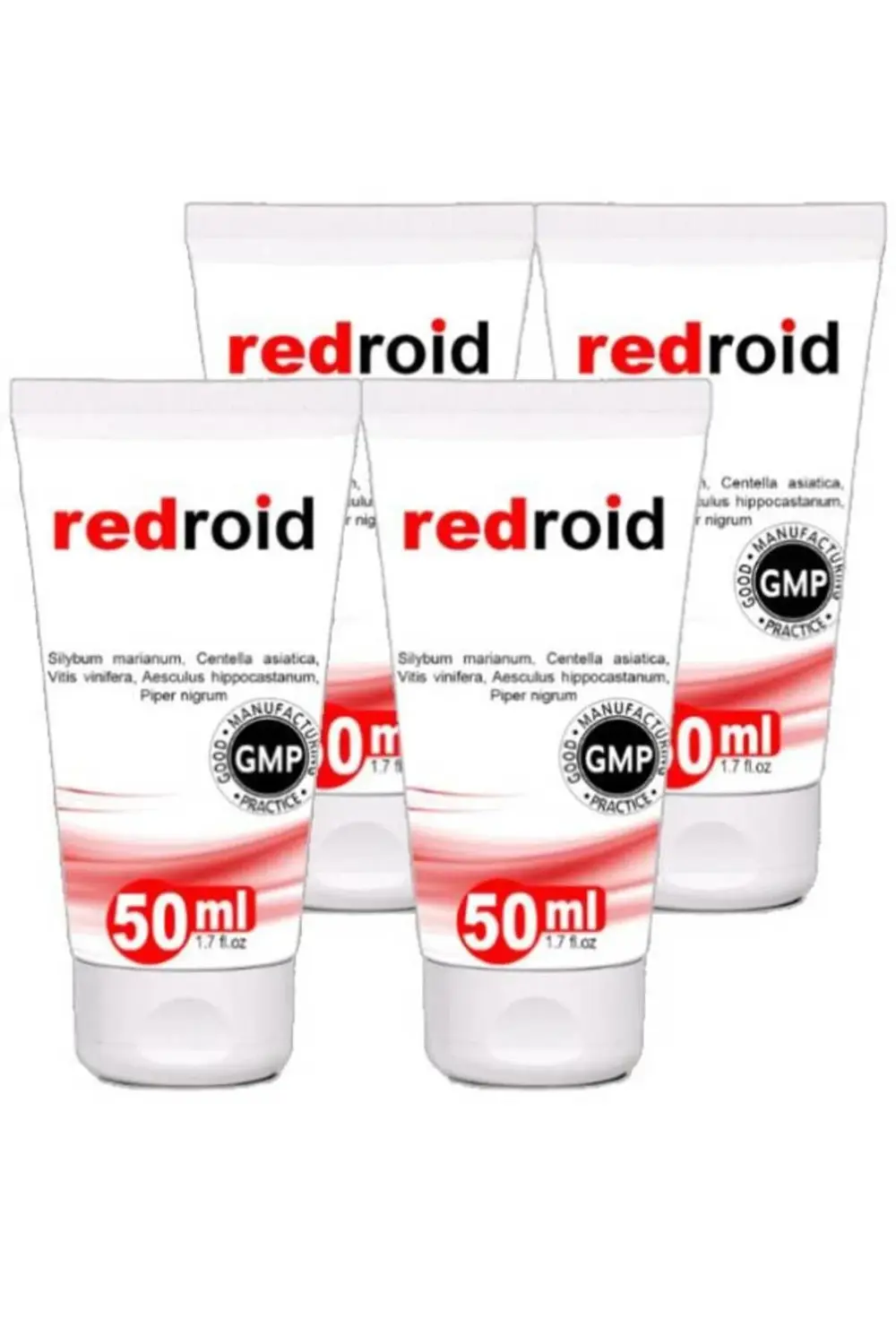 Süper Redroıd Doğal Özel Masaj Bakım Kremi 50 ml x 4 adet