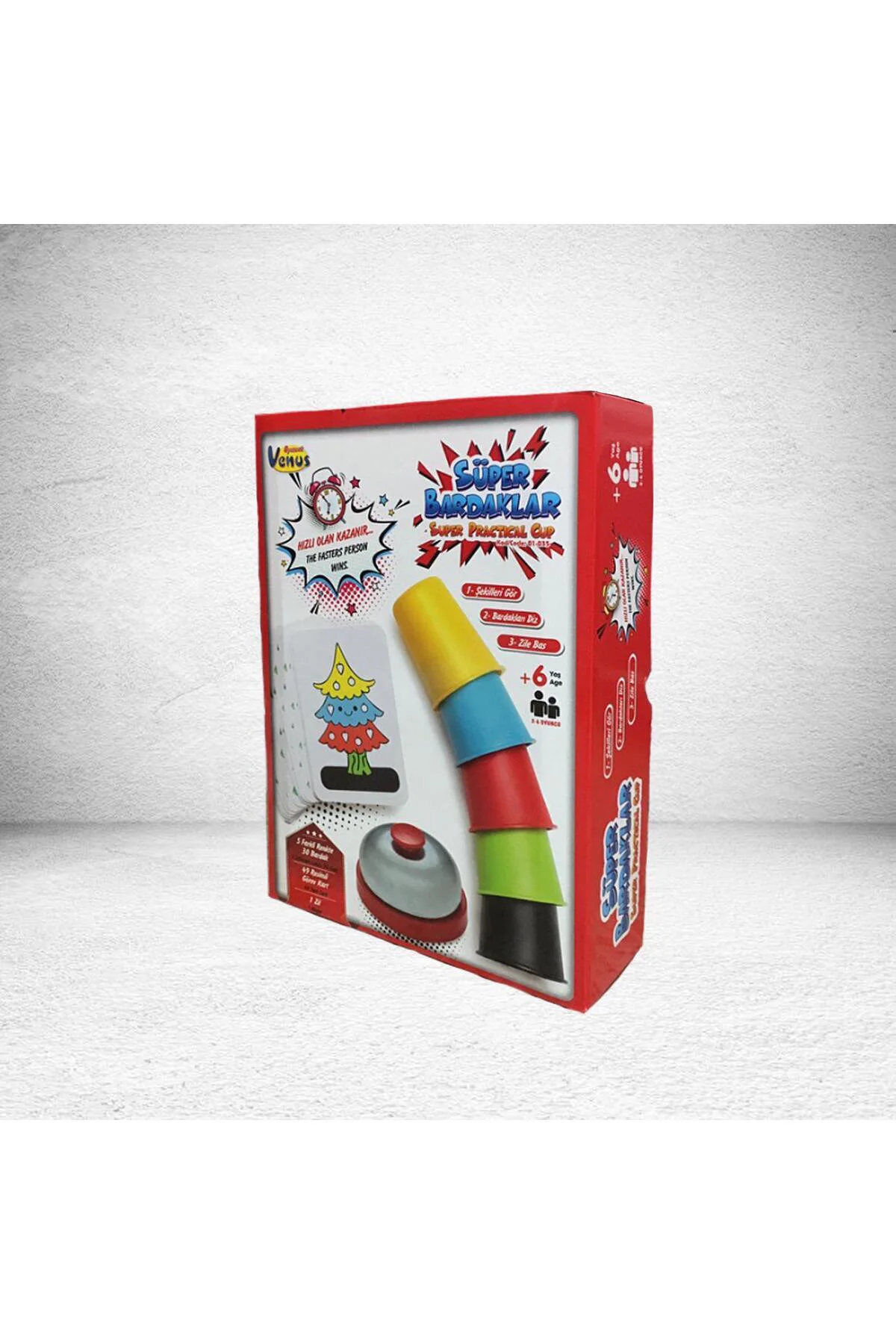 Süper Renkli Hızlı Akıllı Pratik Heyecanlı Zıp Zıp Bardaklar (6 Kişilik/30 Bardak)