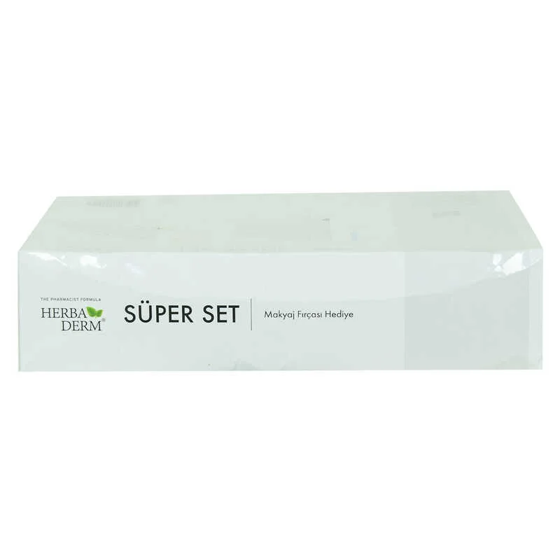 Süper Set Superserum Aha-Peeling 30 ML + Saf min C 30 ML + Hediye Makyaj Fırçası