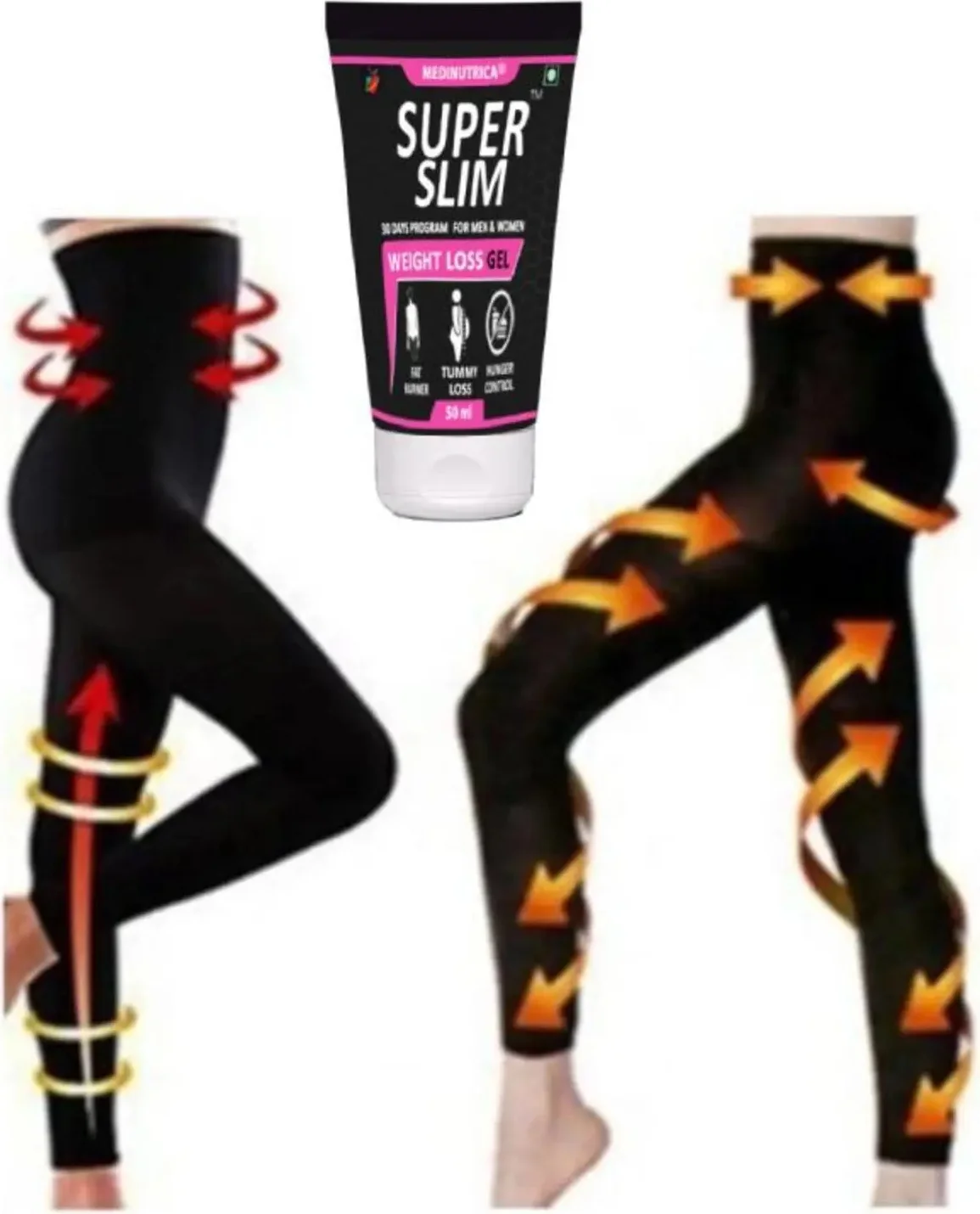 Süper Slim Destekleyici Bakım Kremi-Akıllı Mikro Tayt (L/XL) - İnce Siluet İçin Etkin Çözüm