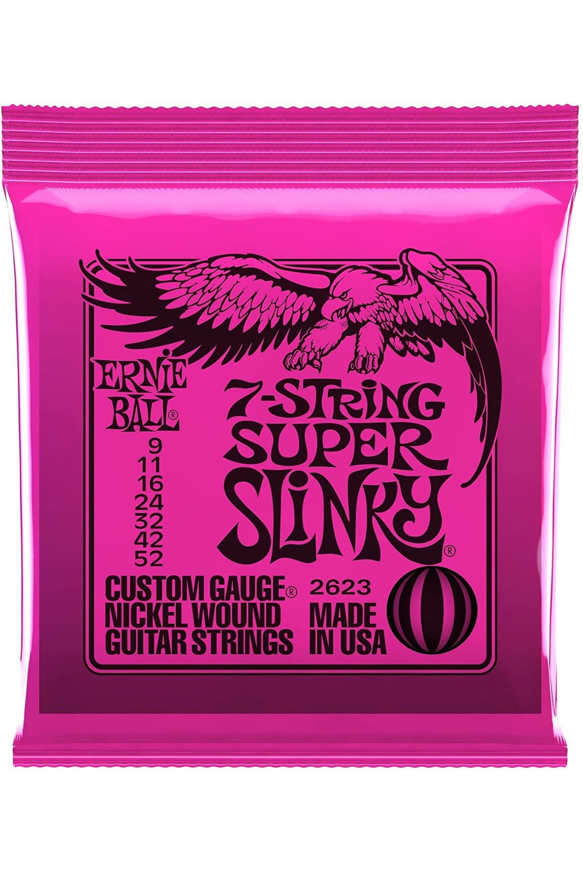 Super Slinky 9-52 7 Telli Nickel Wound Elektro Gitar Teli