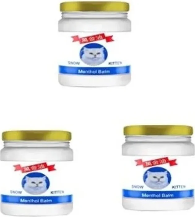 Süper Snow Kitten Menthol Balm Muzice Krem 50ml x 3 Adet - Dudak Bakım ve Nemlendirme