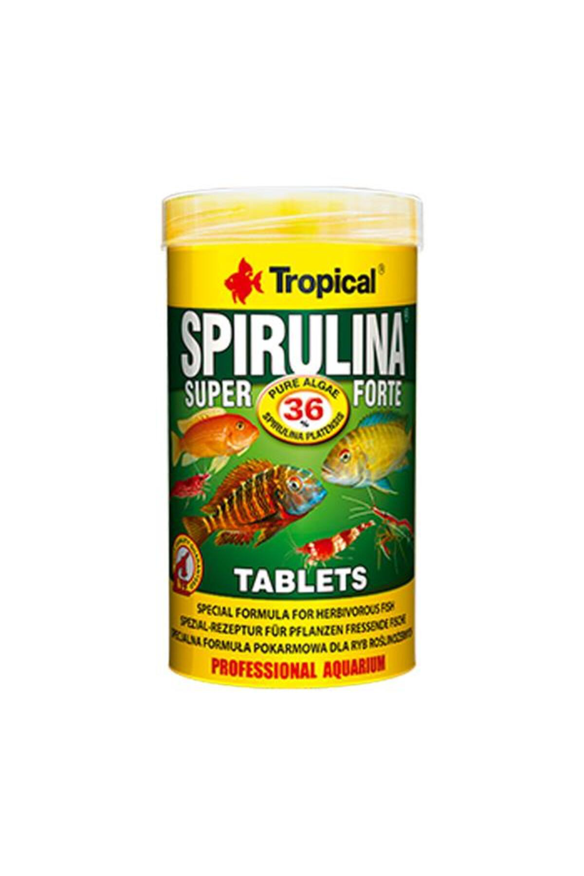 Super Spirulina Forte Tablets 500 Adet Açık