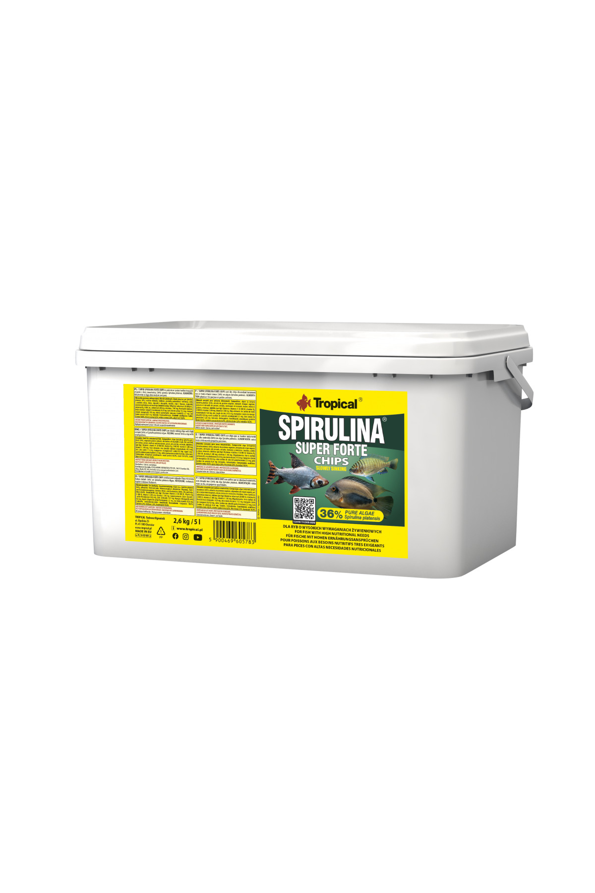 Super Spirulina Forte Chips 50 Gram Balık Yemi