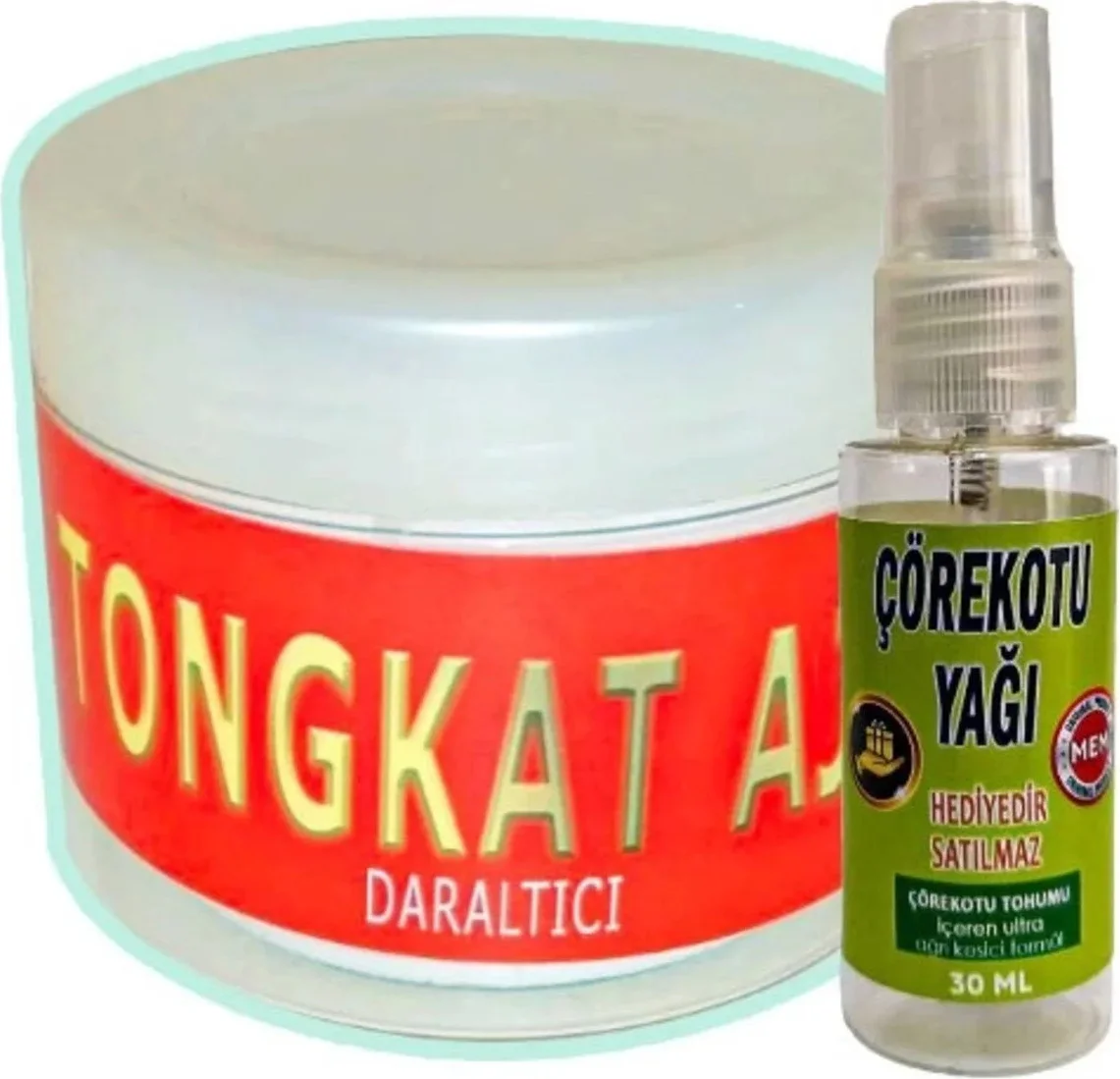 Süper Tongkat Ajimat 100 ml Krem + 30 ml Çörek Otu Yağı
