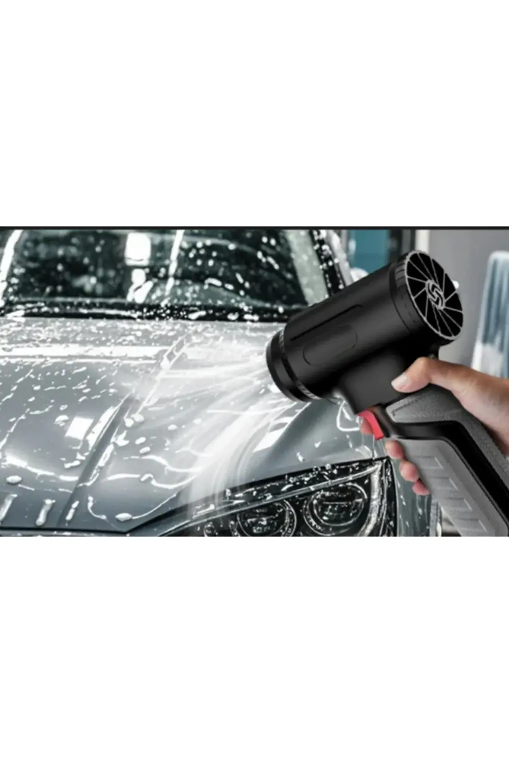 Super Turbo Jet Fan X9 Araç Dışı Içi Temizlik, Saç Kurutma, Yapra