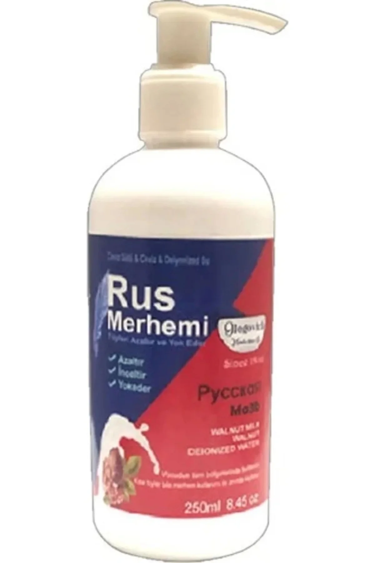 Süper Tüylere Krem Glgn 250 ml Ceviz Sütlü & Cevizli Rusmerhemi 145 gr Süper Tüylere Krem Glgn 250 ml Ceviz Sütlü & Cevizli Rusmerhemi 145 gr