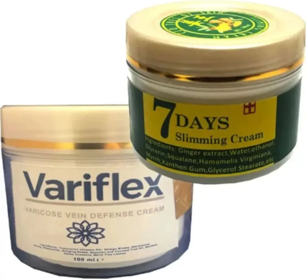 Süper Variflex 100 ml Bacak Kremi + 7 Days Slimingcream Yaz Hazırlığı Bakım Seti