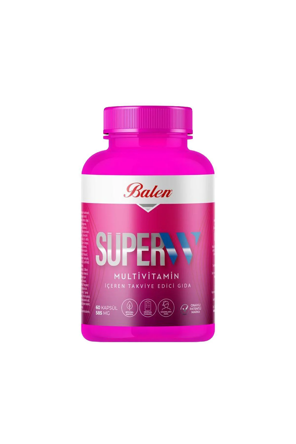 Süper-w Multivitamin Kapsül 585 Mg 60 Kapsül X 3 Adet