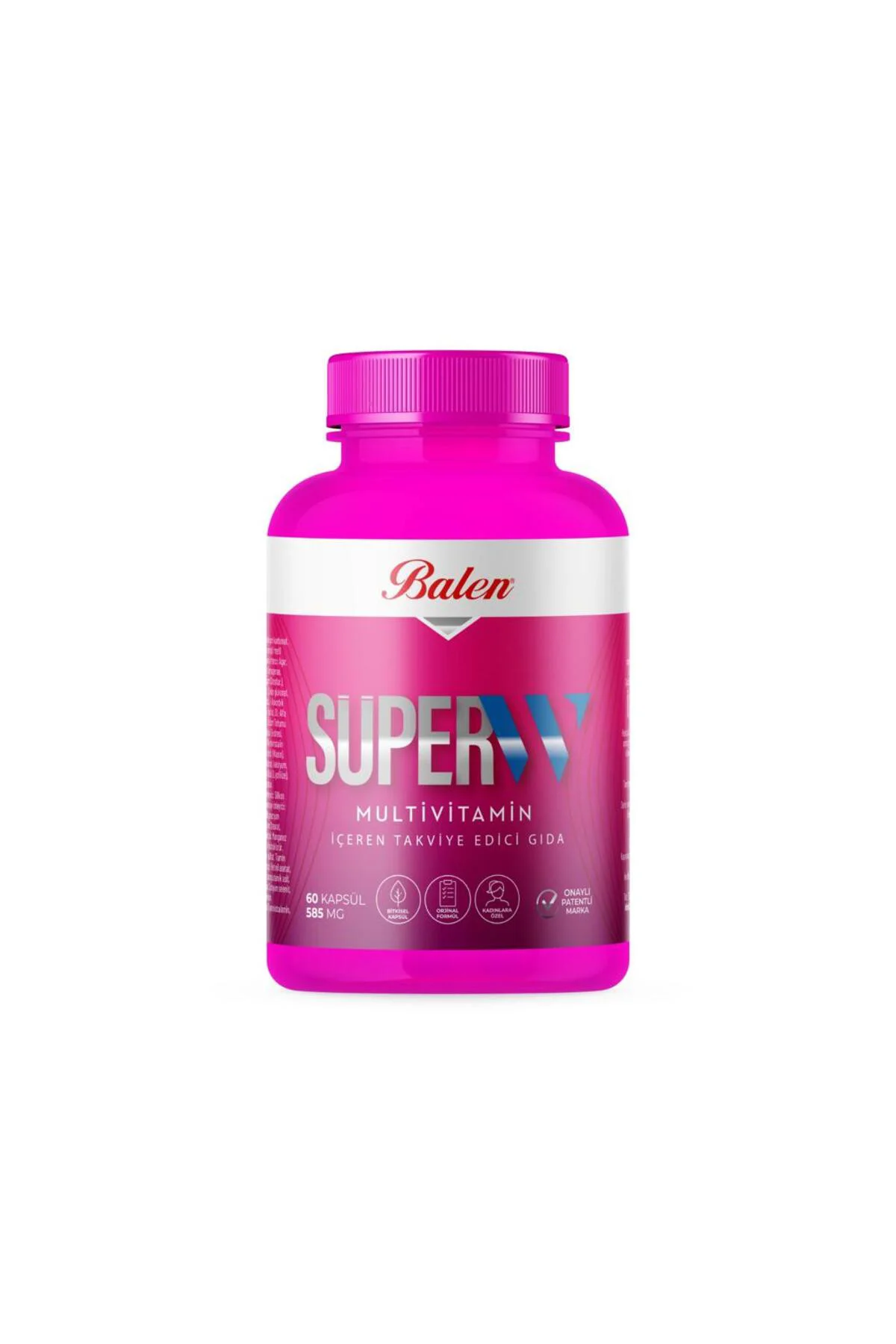 SÜPER-W MULTİVİTAMİN KAPSÜL * 585 mg 60 SÜPER-W MULTİVİTAMİN KAPSÜL * 585 mg 60