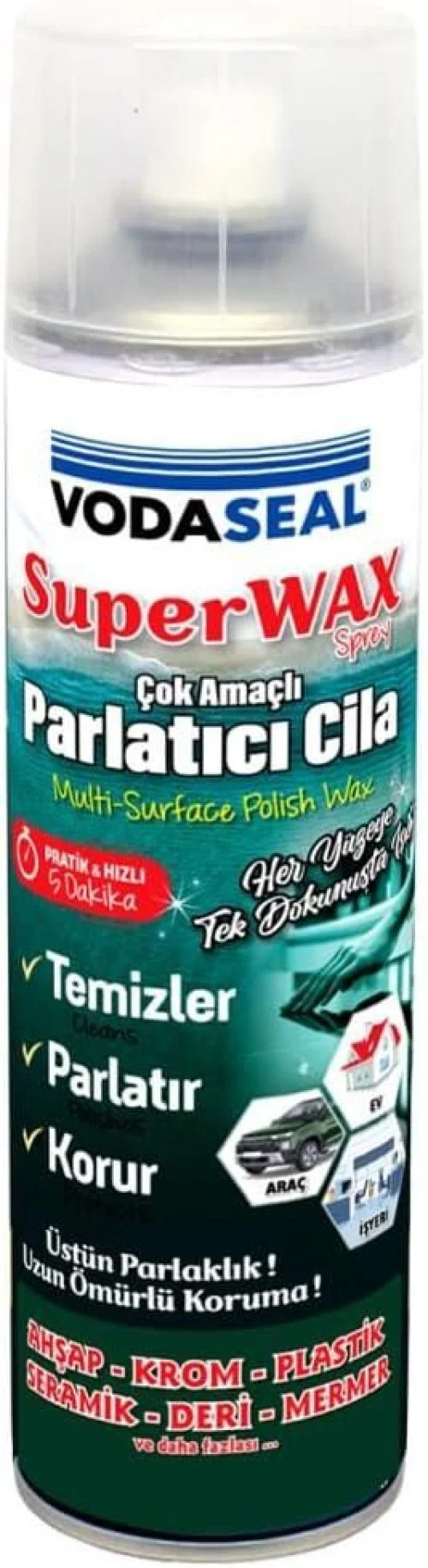 Süper Wax Çok Amaçlı Parlatıcı Cila 500 ml