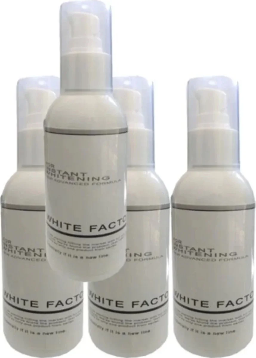 Süper White Factor Anında Beyazlatma Kremi - 120 ml x 4 Adet