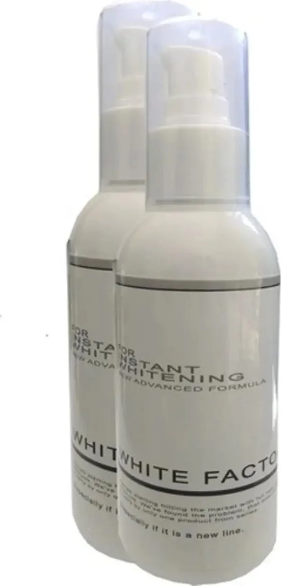 Süper White Factor Instant Whitening 2 Adet Krem – Anında Beyazlatıcı Etki