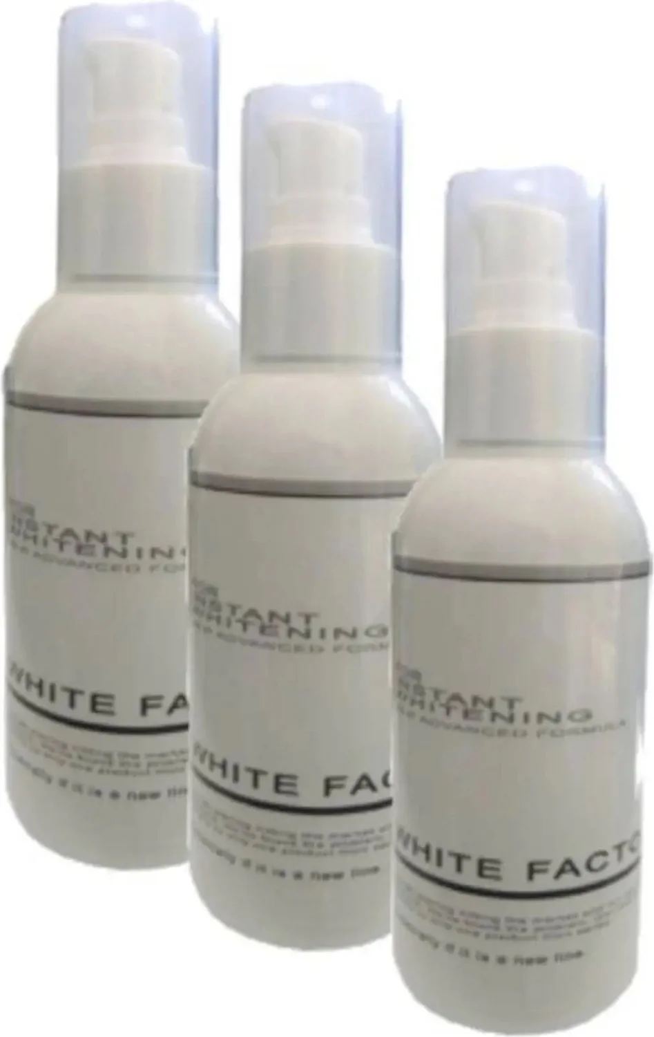 Süper White Factor Instant Beyazlatıcı Cilt Bakım Kremi - 120 ml 3'lü Set