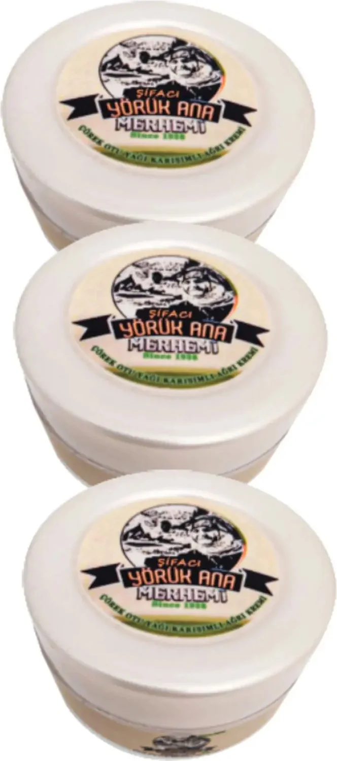 Süper Yörüklü Doğal Bakım Merhemi 50 ml x 3 Adet – Kuru Ciltler İçin Doğal ve Etkili Çözüm