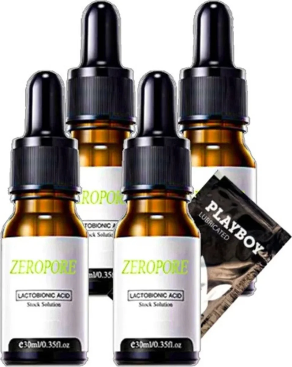 Süper Zeropore Instant Perfection Serum – Boyun, Dekolte ve Yüz Bakımı İçin 30 ml x 4 Adet + Jel Seti