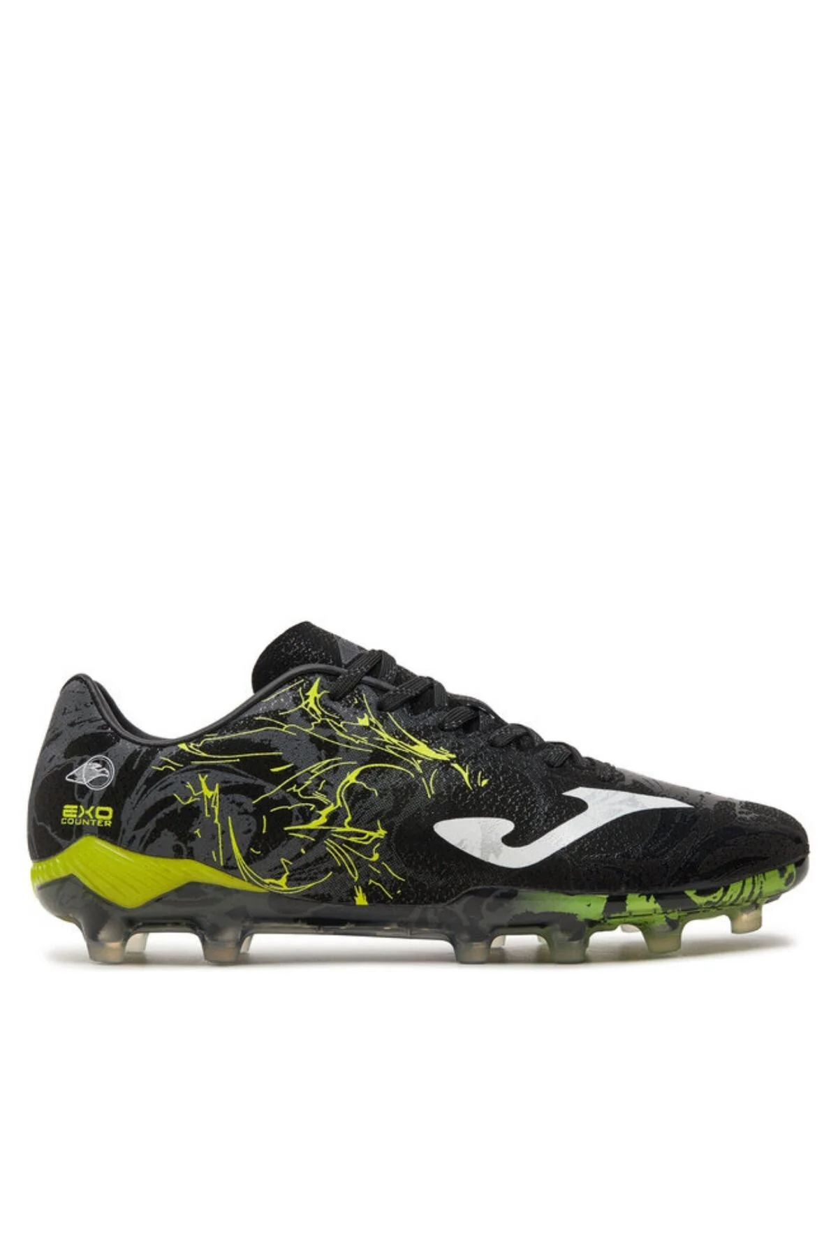 Supercopa 2401 Black Lemon Fluor Fırm Ground Erkek Siyah - Flores