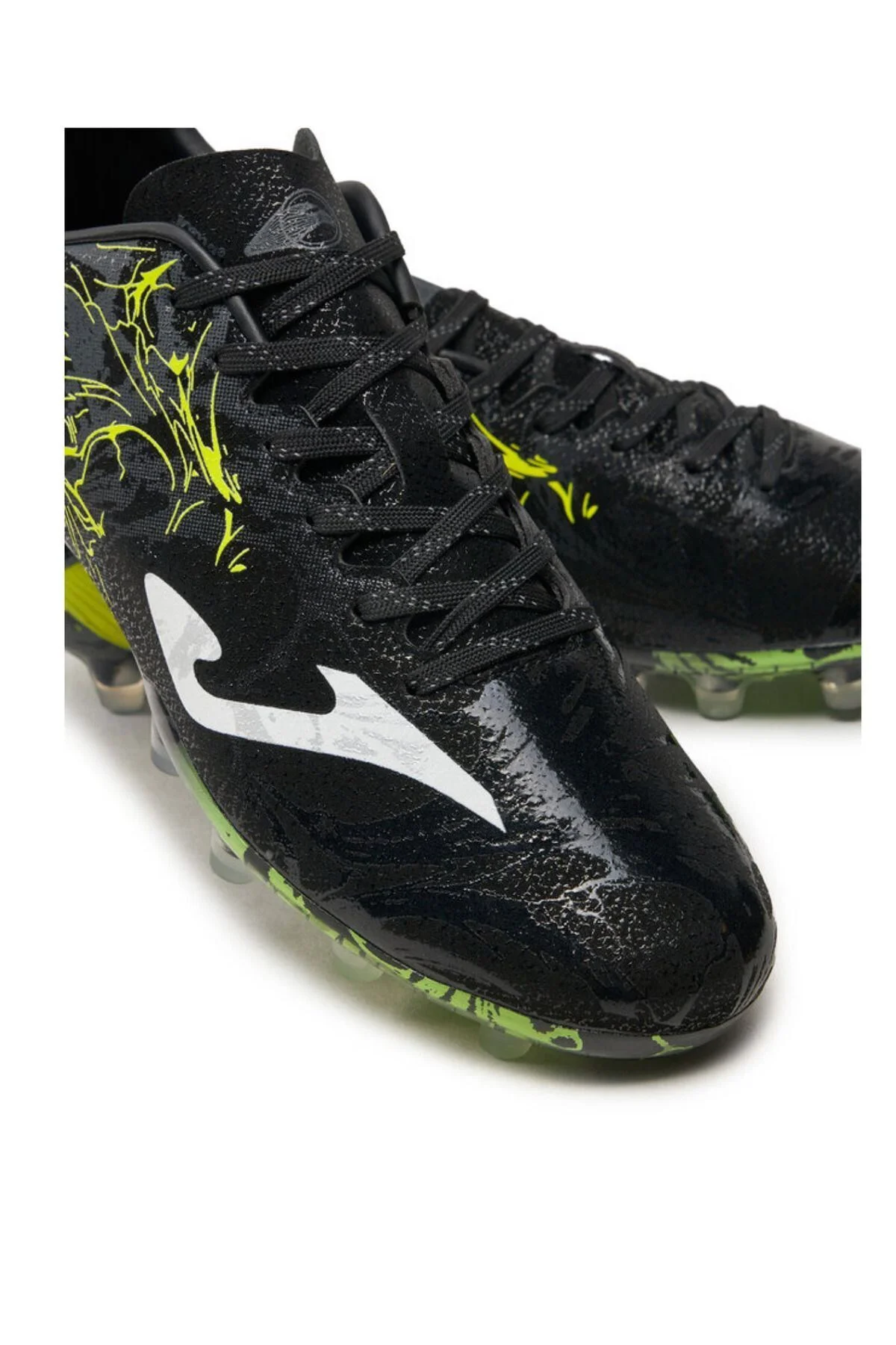 Supercopa 2401 Black Lemon Fluor Fırm Ground Erkek Siyah - Flores