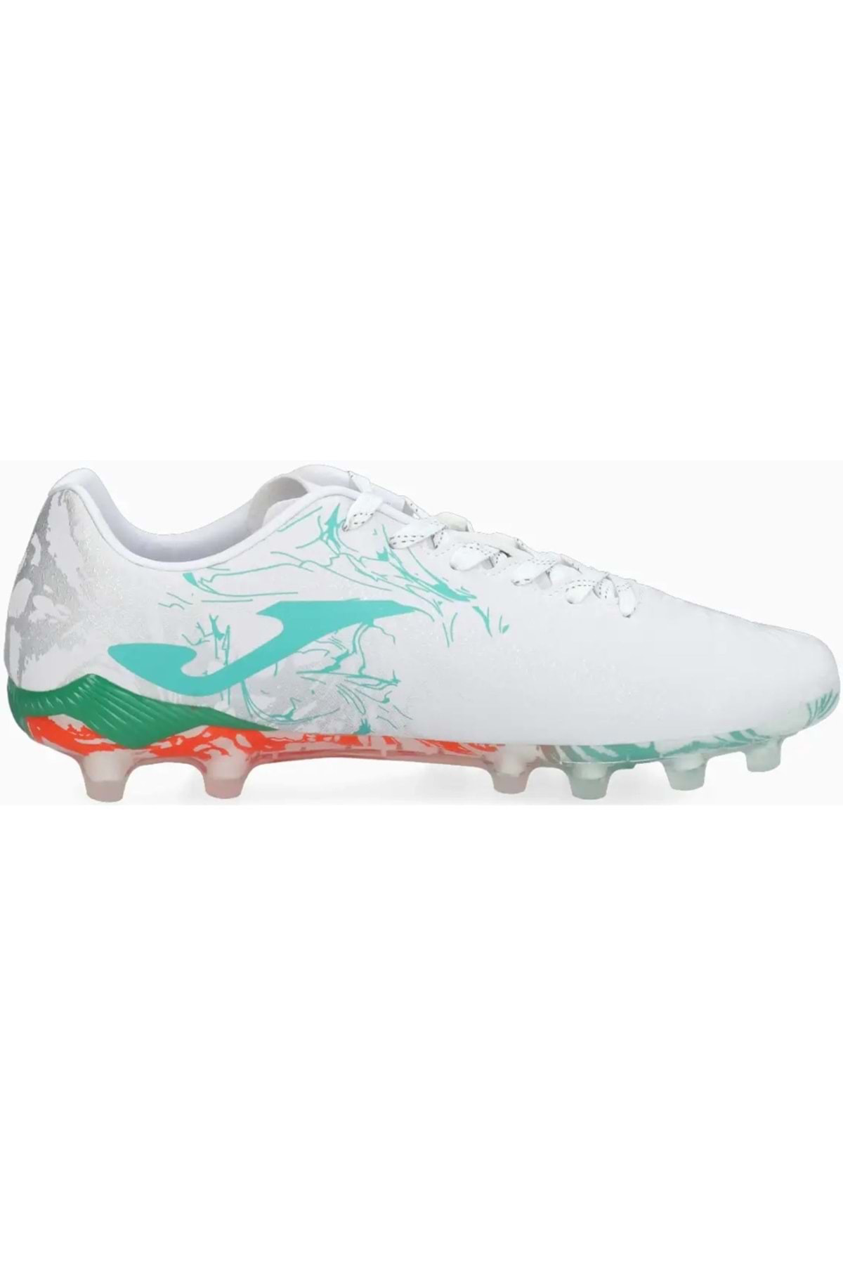 Joma Supercopa 2402 White Tuquoise Firm Ground Krampon - Beyaz - 42,5