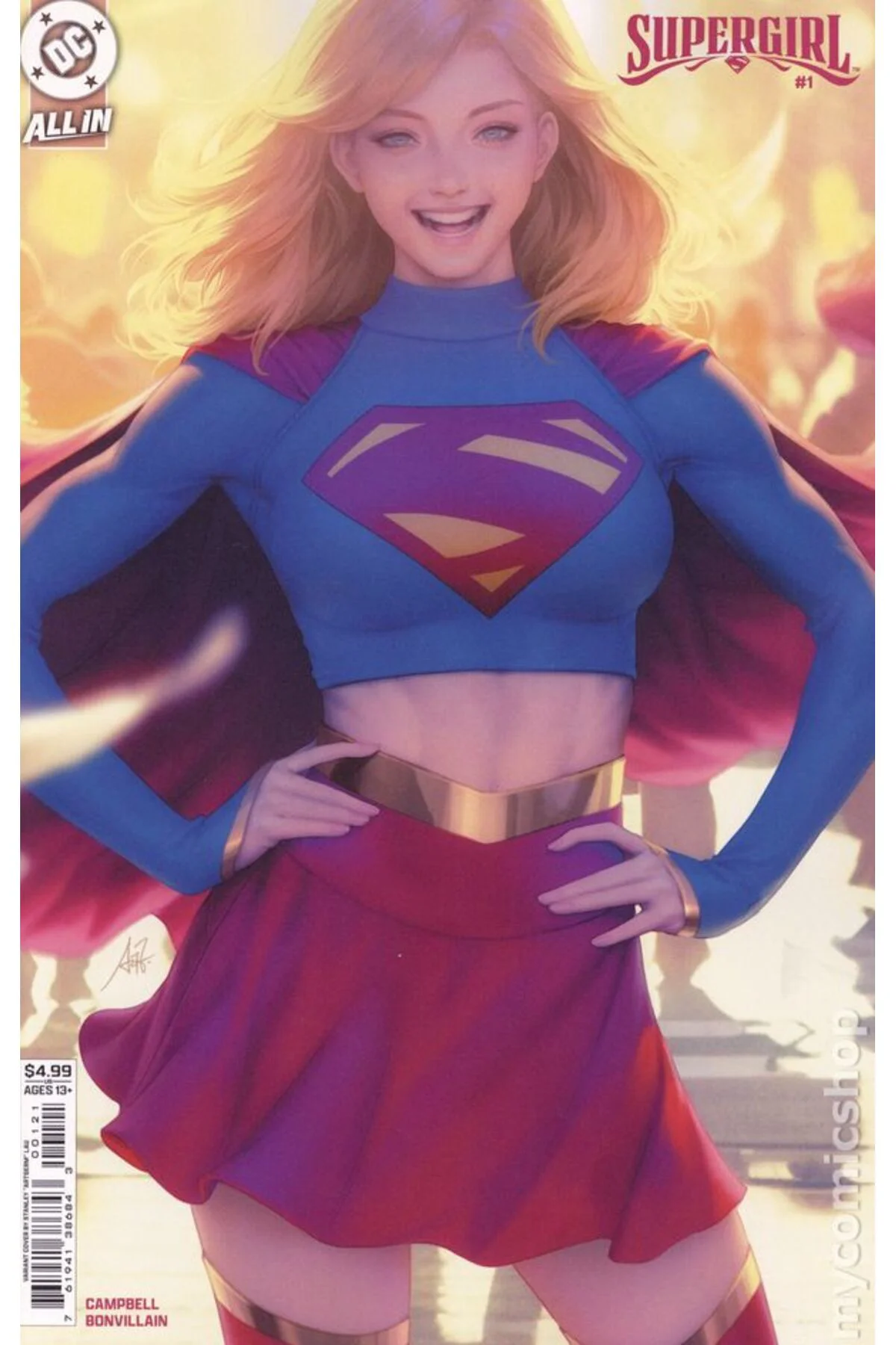Supergirl #1B (ingilizce) Artgerm Variant