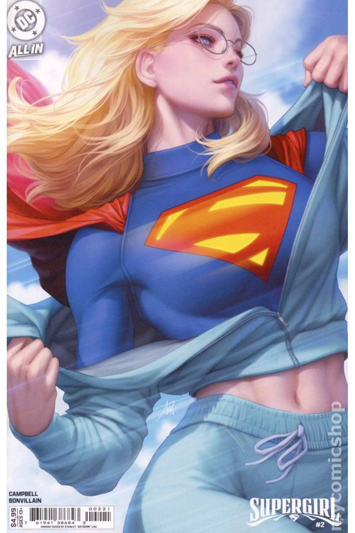 Supergirl #2B (ingilizce) Artgerm Variant