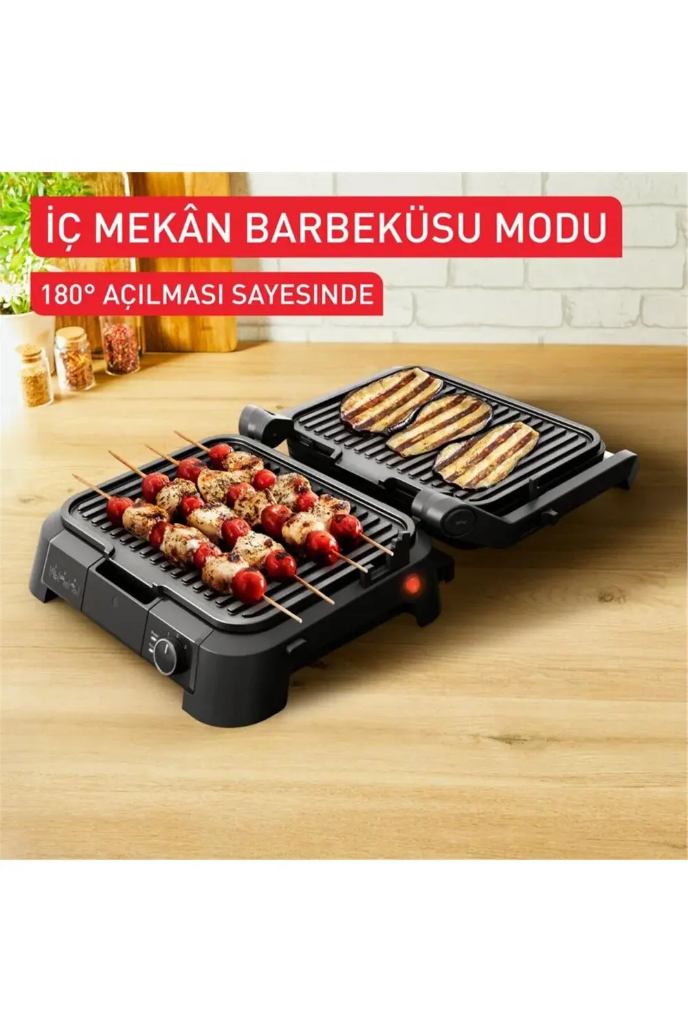 Tefal Supergrill 3İn1 6 Dilim Kapasiteli 2000 Watt Barbekü İzgara Ve To