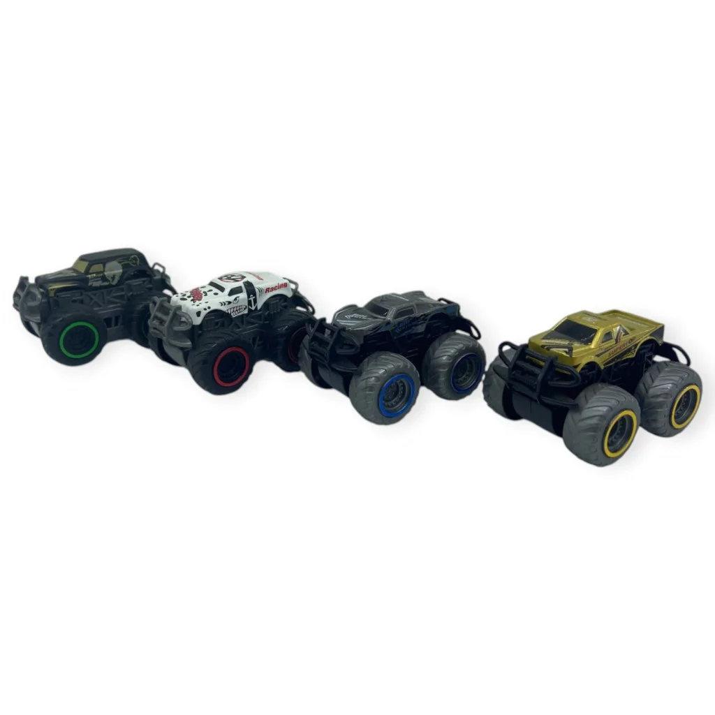Superior Burst Siyah Renkli Mini  Truck - 8 cm Hareketli Tekerlekli Oyuncak Araba - 1 ADET