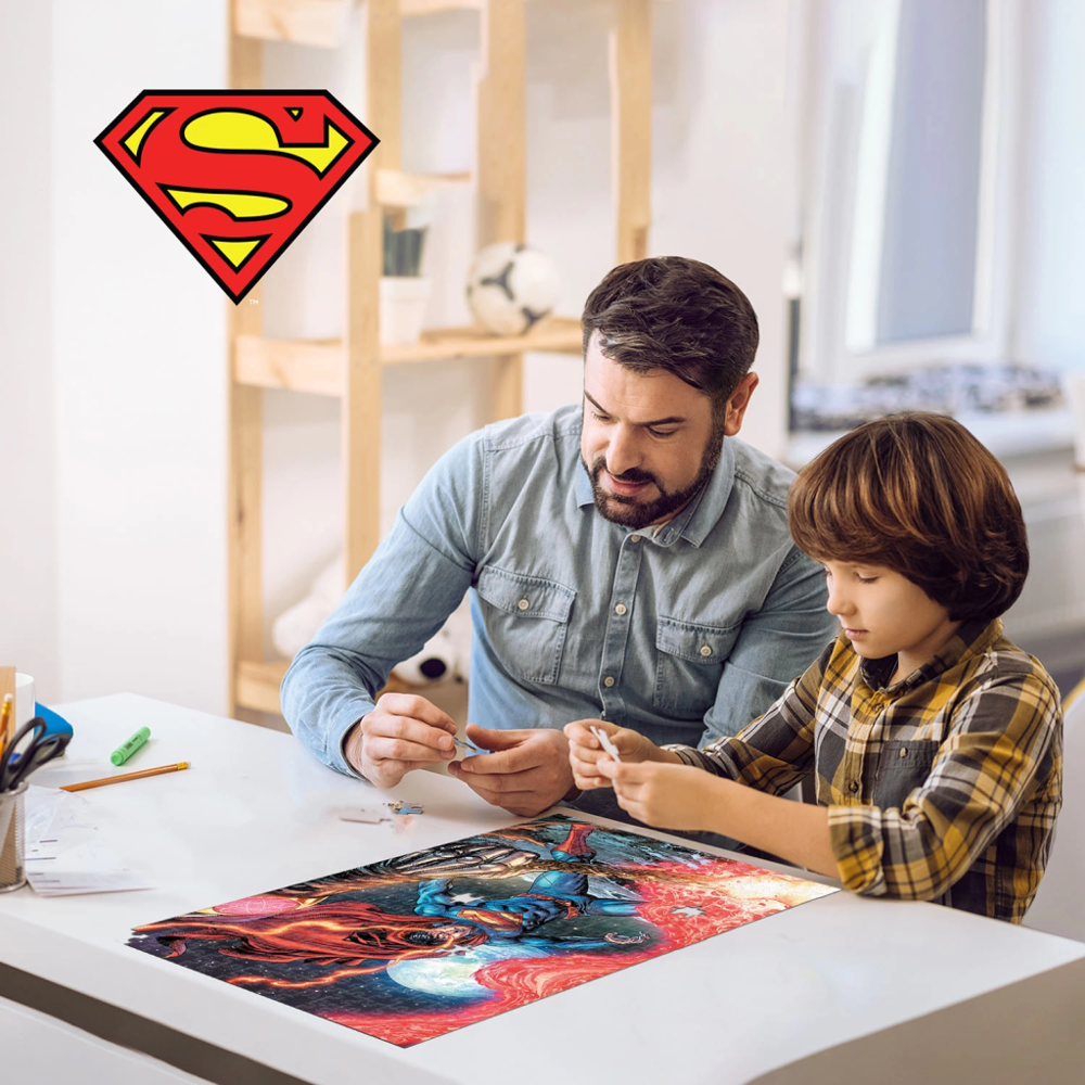 Superman 300 Parça Puzzle 35591 - Metal Kutu Superman 300 Parça Puzzle 35591 - Metal Kutu