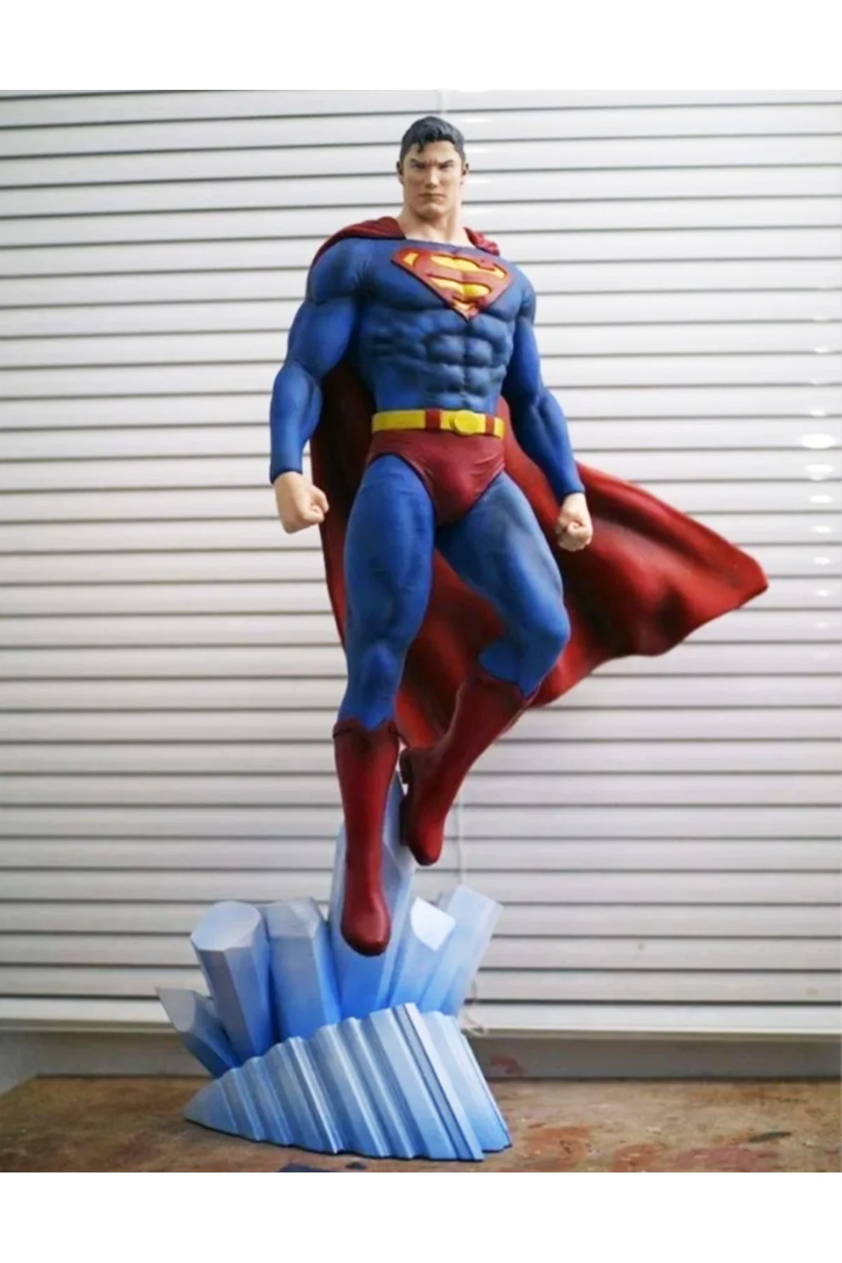 Süperman Boyalı Figür Superman Figür Büyük Boy 25CM