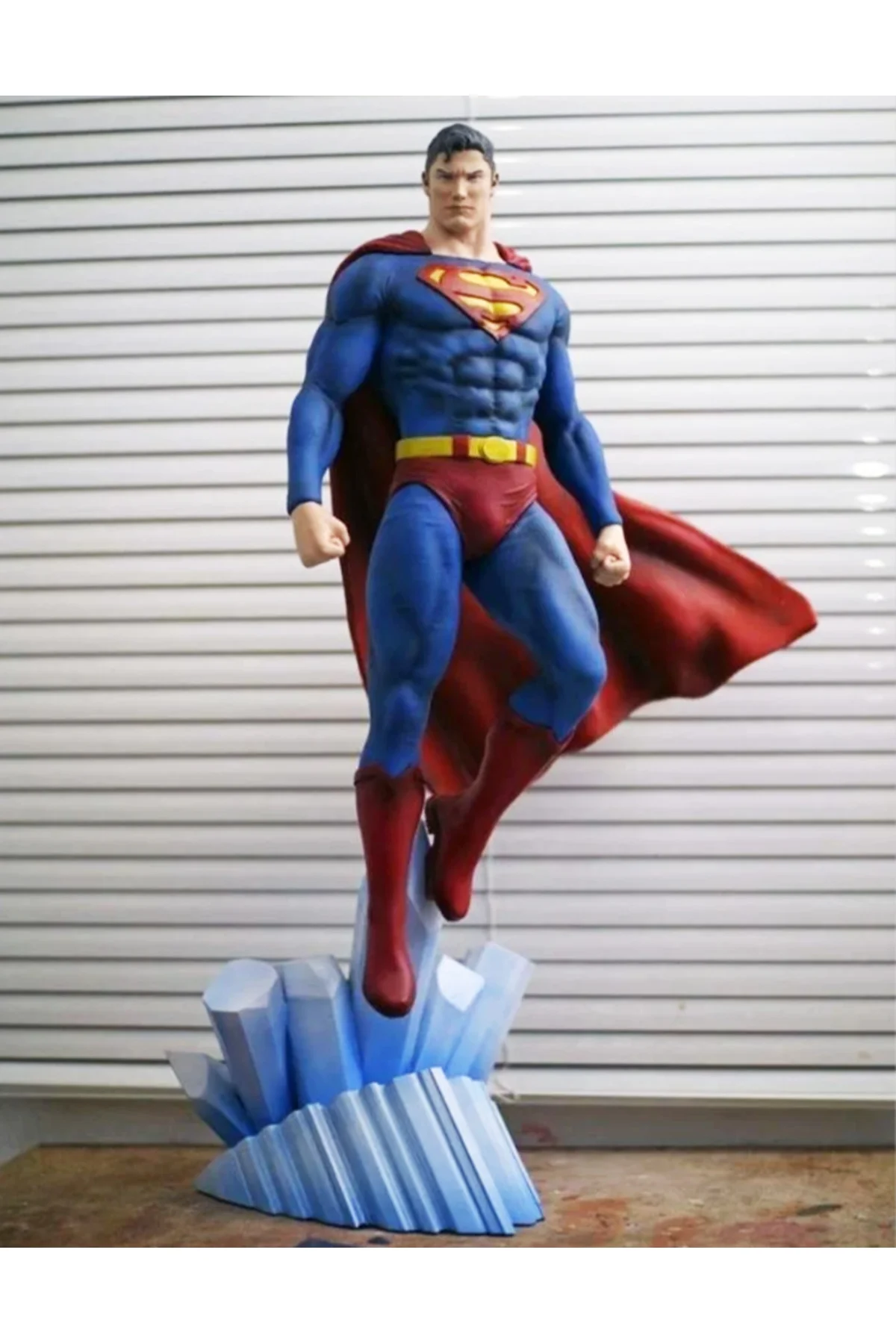 Süperman Boyalı Figür Superman Figür Büyük Boy 25CM