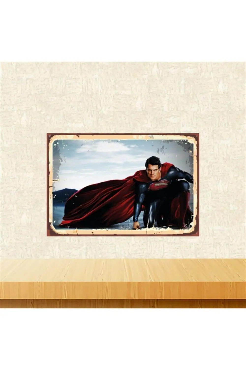 Superman Tasarımlı Retro Ahşap Tablo Tkfx5613 Fiyatı, Yorumları ve Özellikleri